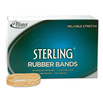Alliance® Sterling Rubber Bands, Size 19, 0.03" Gauge, Crepe, 1 Lb Box, 1,700-box freeshipping - TVN Wholesale